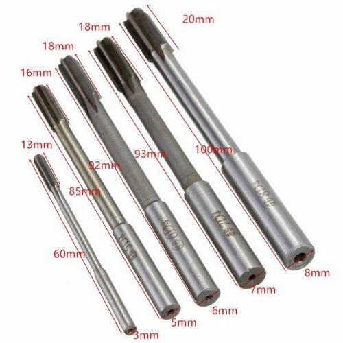 5pcs shank machine milling reamer straight shank countersink chucking reamer for sale