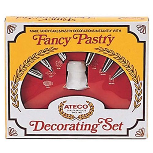Admiral Craft AT-334 Ateco Decorating Cake Set includes: (1) coupling &amp; nut