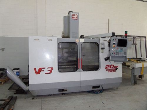 Haas vf-3 cnc machining center with pallet changer for sale