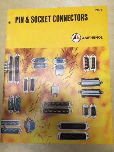 Amphenol Catalog ~ Pin &amp; Socket Connectors Min-Rac Miniature Panel Tools PS-1