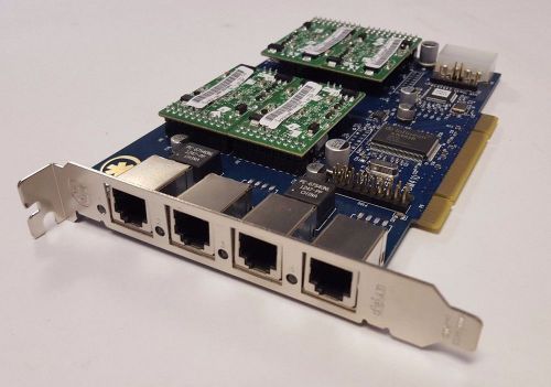 Digium Wildcard TDM410 4 Ports with 4pcs of S110M Modules