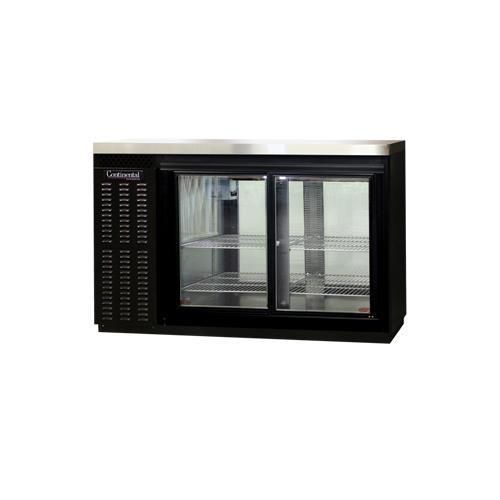Continental refrigerator bbuc50-sgd-pt back bar cabinet, refrigerated for sale