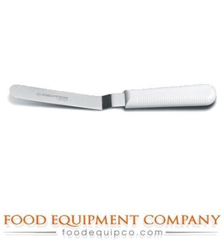Dexter Russell S284-5B Stainless Steel Offset Spatula White Handle 5&#034;  -...