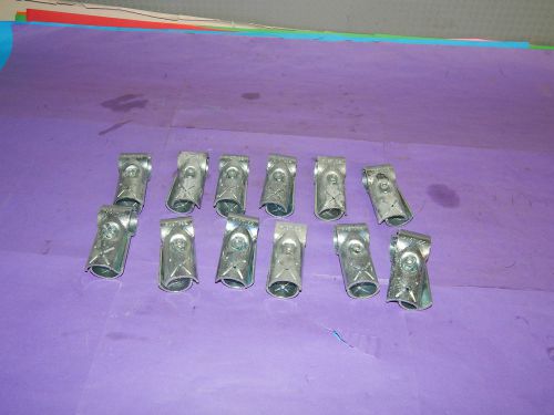 New! Lot of 12 Fastube zinc coated metal joint components CN1