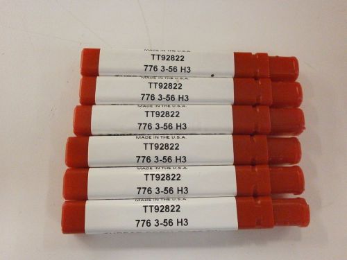 6pc) 3-56 h3 thread roll form bottom tap tin coated titan usa tt92822 tt67 for sale