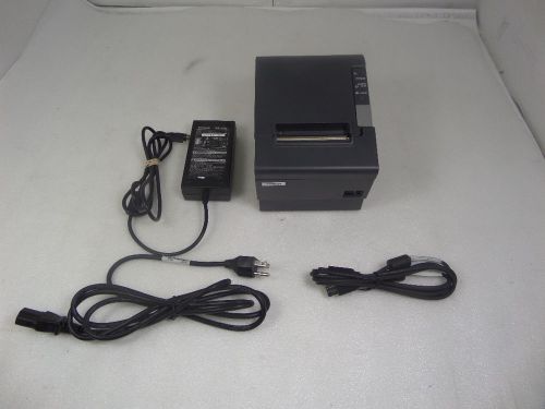 Epson TM-T88IV POS Thermal Receipt Printer M129H USB interface w/Power Supply