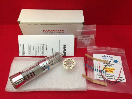 Hamamatsu r6095 pmt photomultiplier kit -includes pmt electronics leads compound for sale
