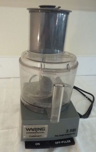 Waring Commercial Cuisinart Food Processor WFP11 Gray 2.5 Qt.