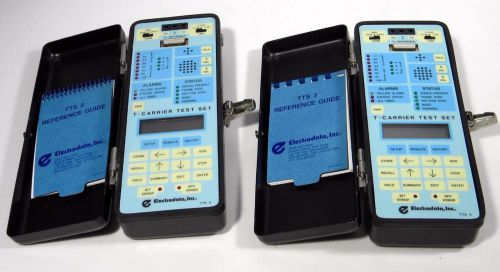 2 Electrodata T-Carrier TTS3 Test Sets For Parts