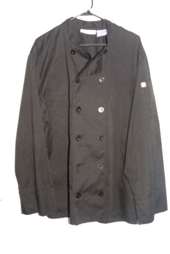 chef coat black xl chefworks