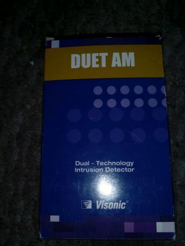 Visonic ltd.  duet am dual technology intrusion detector pir+mw - new for sale