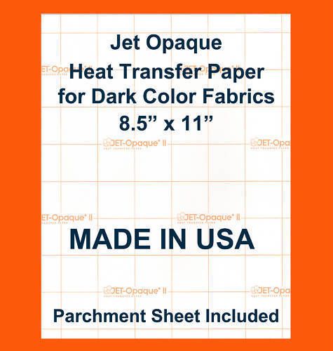T-shirt Inkjet Dark Iron On Transfer Paper. 100 Pack.
