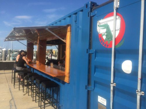20 ft cargo shipping container bar for sale