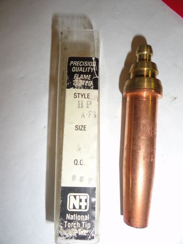 Qty. 1 National Torch Tip A-FS-49 Airco Style, Mapp / Propylene Gas