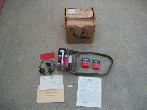 Vintage rare 1955 fisher uranium scout deluxe geiger counter model t for sale