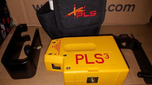 Pacific Laser Systems PLS3 Self-Leveling 3 Point Laser Plumb Level  NEW w/o box