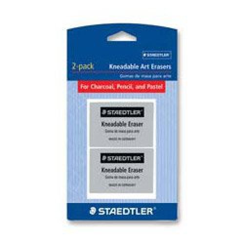 Staedtler kneadable art eraser, soft and pliable (std525g20bk2) category: cube for sale