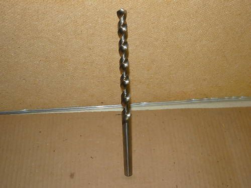 Extra long length drill 15/32&#034;diamx9&#034;overall str shank high speed usa new$12.00 for sale
