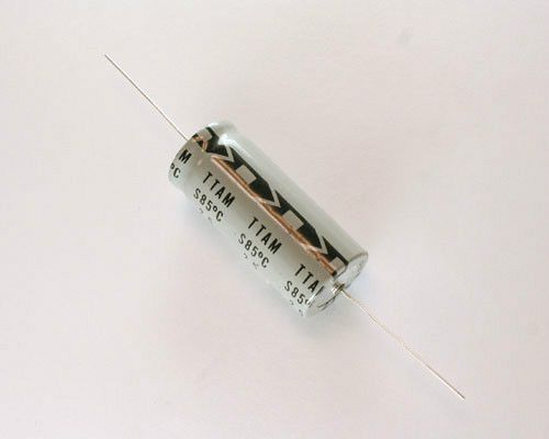 8x 100uf 450v axial lead electrolytic aluminum capacitor 100mfd 450vdc dc 85c for sale
