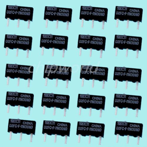 20PCS New Authentic OMRON Mouse Micro Switch D2FC-F-7N Mouse