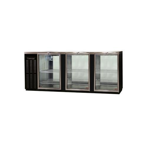 Continental Refrigerator BBUC90S-GD-PT Back Bar Cabinet, Refrigerated