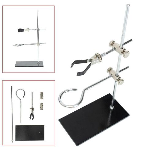 Mini Retort Stands Support Clamp Flask Laboratory Stand Set High Height 30CM