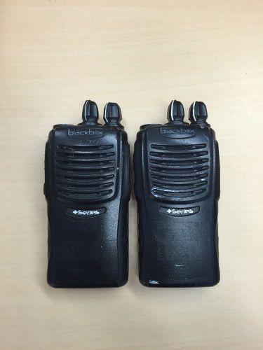 Selling 2 Used Black Box+U 2-Way Radios, 430-470, 15CH Portable Radio.