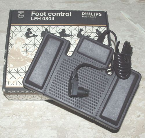Philips LFH 0804/00 Transcription FOOT CONTROL Unused in Box - 6-pin plug