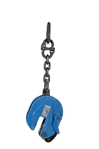 Vestil CPC-20 Heavy Duty Steel Vertical Plate Clamps with Chain, 0.8&#034; Plate