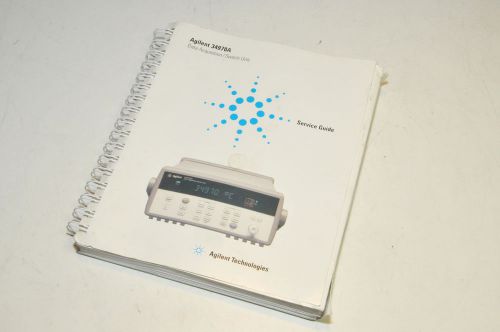 Agilent 34970A Data Acquisition Switch Service Guide / Manual