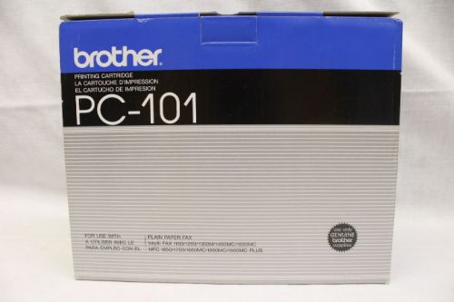 NEW Genuine OEM Brother PC-101 Plain Paper Fax Cartridge 1150/1250/1350...