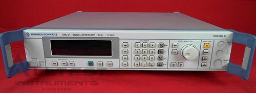 Rohde &amp; Schwarz SML01-B5-B19 Signal Generator, 9kHz to 1.1GHz