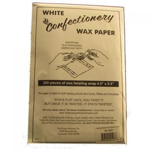 The Ervan Guttman Company Confectioners Wax Paper 4X5X5&#034;: 200 Count