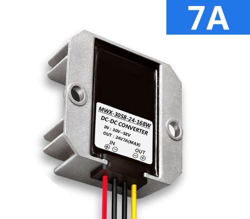 New waterproof dc (48v to 24v) (7a)(168w)(step down) power converter regulator for sale