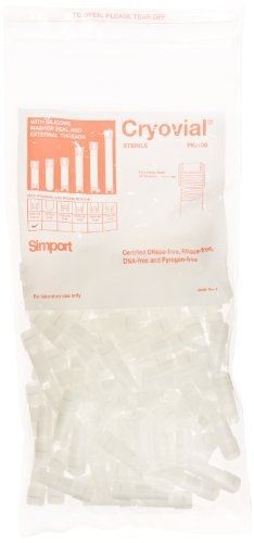 Simport cryovial t310-1a polypropylene vial with silicone washer seal and for sale