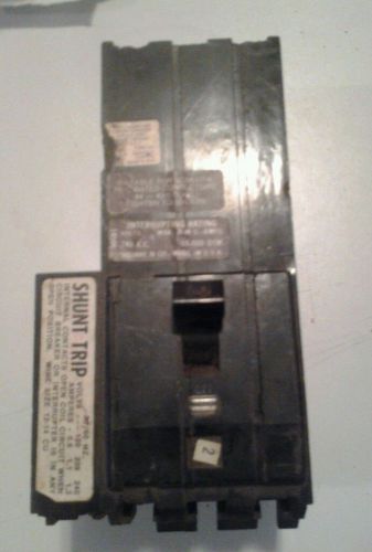 Square d q1 70 amp 3 pole shunt trip circuit breaker q1370 q13701021 q1 3701021 for sale