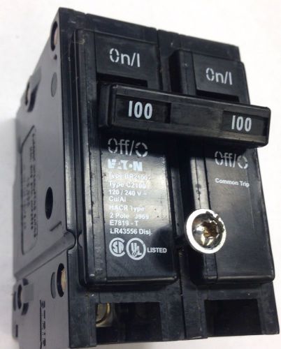 Eaton Cutler-Hammer BR2100 2 pole 100 amp circuit breaker Bryant C2100 120/240V