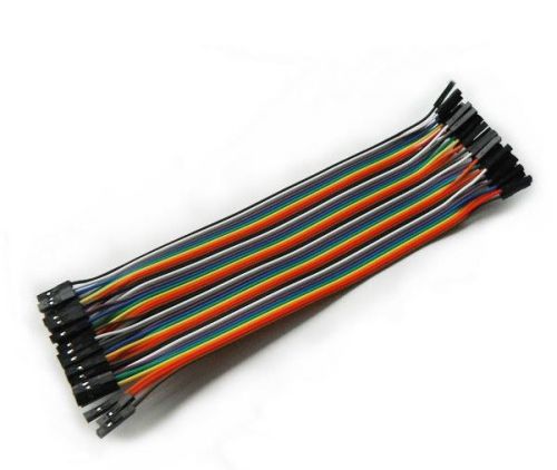 40-pin Rainbow cable 2.54 dupont wire Female to Female Arduino Raspberry Pi 20CM