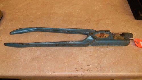 Ilsco mt-25 dieless manual crimp tool; 8-4/0 awg (al), 8 awg-250 mcm (cu) for sale