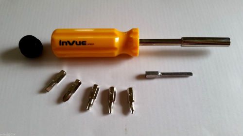 INVUE SECURITY MODEL AF6313 MULTI-TOOL SCREWDRIVER 6 PIECES INCLUDED