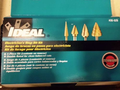Ideal 35-520 Electrician&#039;s Step Bit Kit