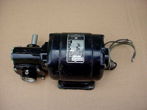 1/15 hp speed reducer motor 60:1 boone electric co. 115v 1725 rpm nci-34rh 1ph for sale