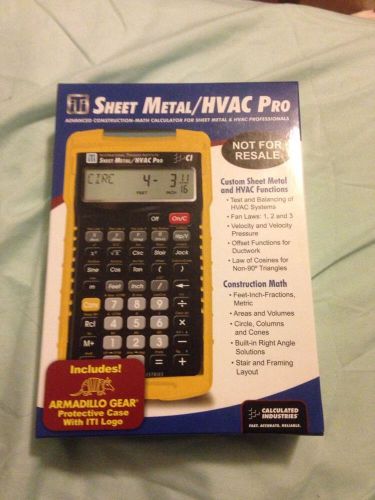 Iti Sheet Metal Hvac Pro Calculator New
