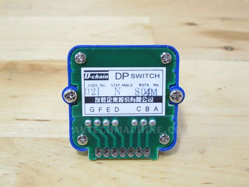 U-CHAIN ROTARY SWITCH DP02I-N-S04M 4 POSITION
