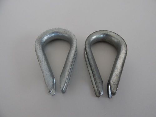 Wire rope thimble 3/8&#034; lot of 2 for sale