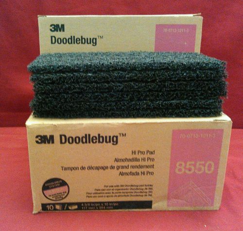 3M Doodlebug Hi Pro Pad Heavy Duty Stripping 8550 2 Boxes of 10/box of 6.