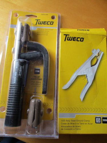 Tweco electrode holder &amp; ground clamp a316 &amp; sgc-500 for sale