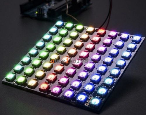 8x8 64 led matrix ws2812 led 5050 rgb full-color driver board for arduino for sale