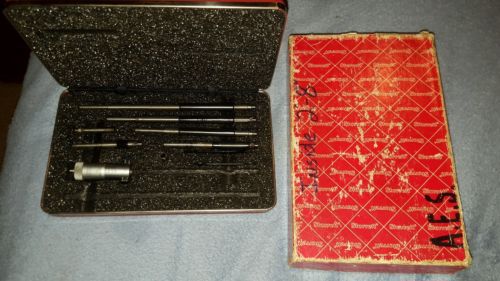 Starrett no. 124  2&#034;-8&#034; inside micromter with case and box