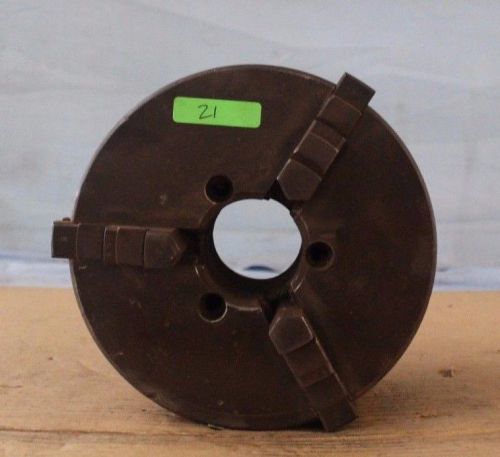 L.w chuck co. 8&#034; 3 jaw metal lathe chuck l00 / loo spindle mount free ship!! for sale